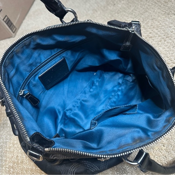 Coach Madison Dotted C Op Art Black Sophia Purse - Picture 8 of 8